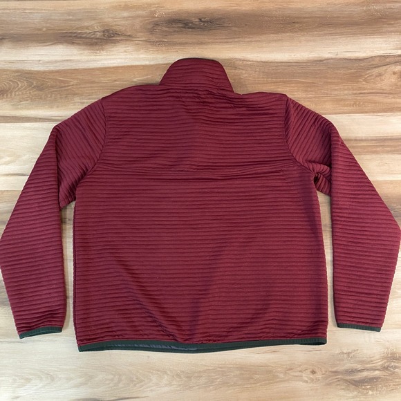 LL Bean Airlight Knit Pullover Mens 1/ 4 Snap Fleece Shirt XL Ribbed Slightly - Picture 9 of 9